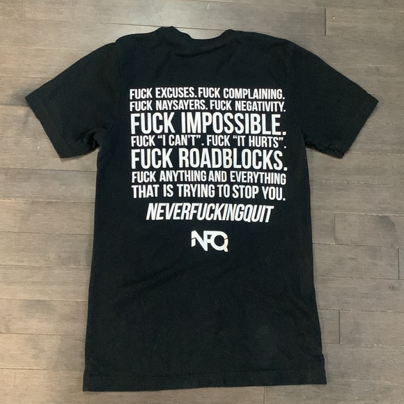 NFQ Never Quit Shirt - Picture 5 of 5